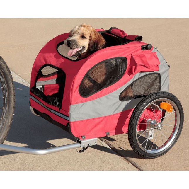 Petsafe Remorque De Vélo Pour Chien Happy Ride M Rouge