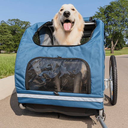 Petsafe Remorque De Vélo Pour Chien Happy Ride L Bleu