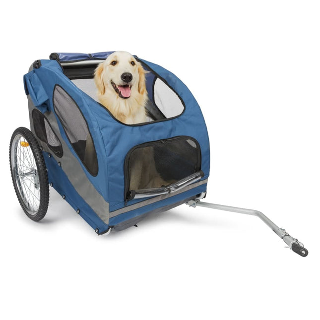 Petsafe Remorque De Vélo Pour Chien Happy Ride L Bleu