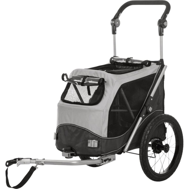 Trixie Remorque De Vélo Pour Chiens L Gris