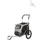 Trixie Remorque De Vélo Pour Chiens L Gris