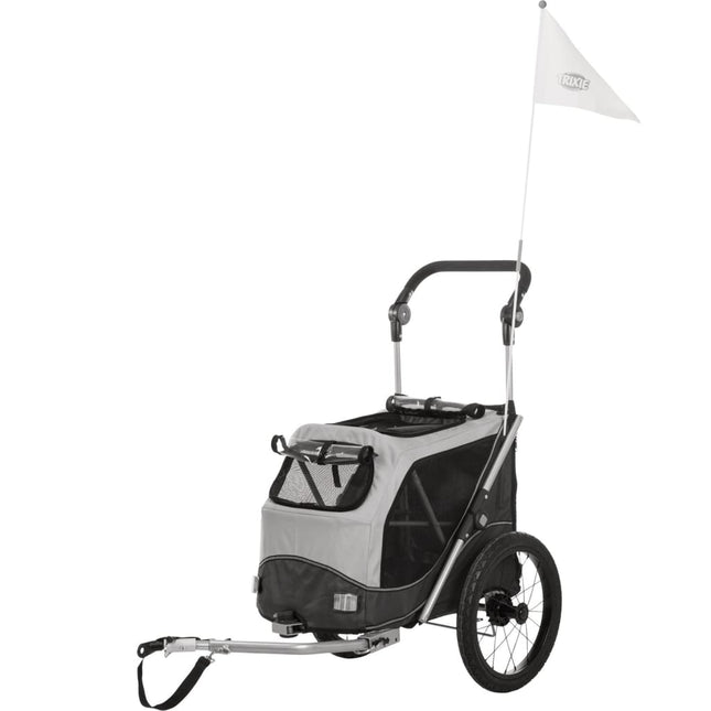 Trixie Remorque De Vélo Pour Chiens L Gris