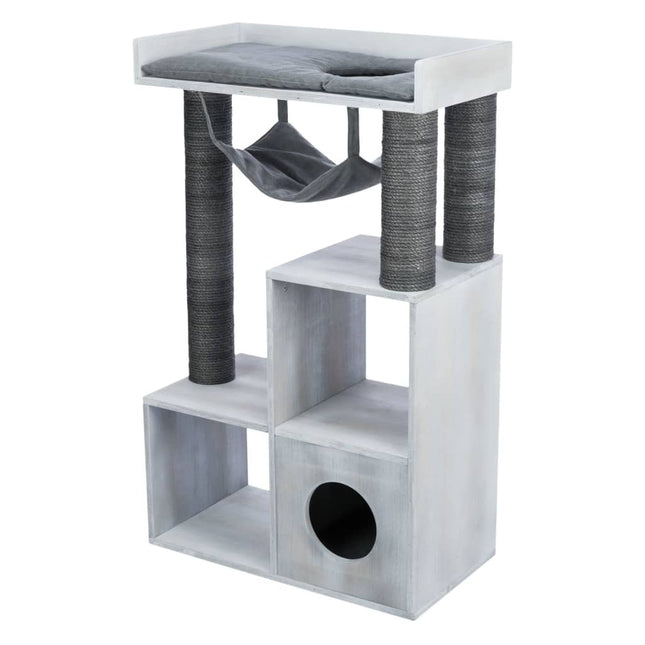 Trixie Griffoir Pour Chat Avec Fonction D'étagère 72X38X110 Cm Gris