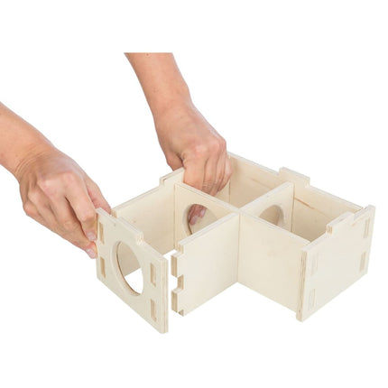 Trixie Maison Pour Rongeurs À 3 Chambres Bois