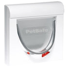 Petsafe Chatière Magnétique À 4 Voies Deluxe 400 Blanc 5005 Gris Foncé