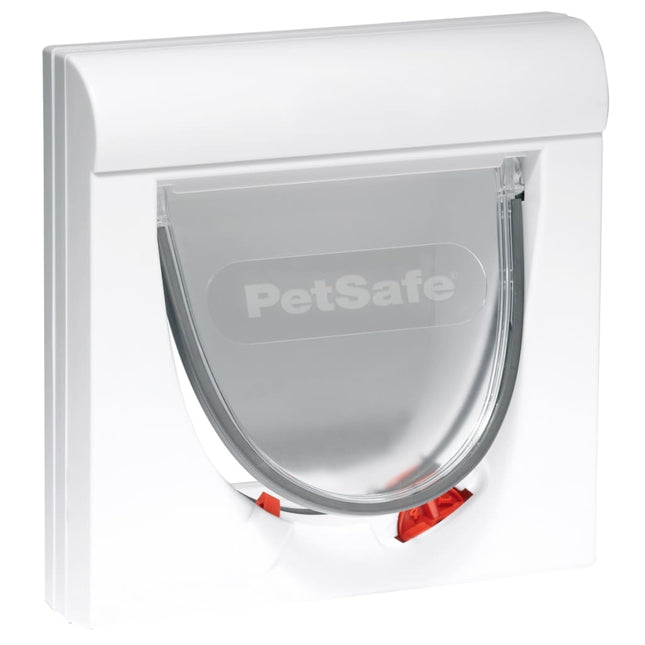 Petsafe Chatière Magnétique À 4 Voies Deluxe 400 Blanc 5005 Gris Foncé