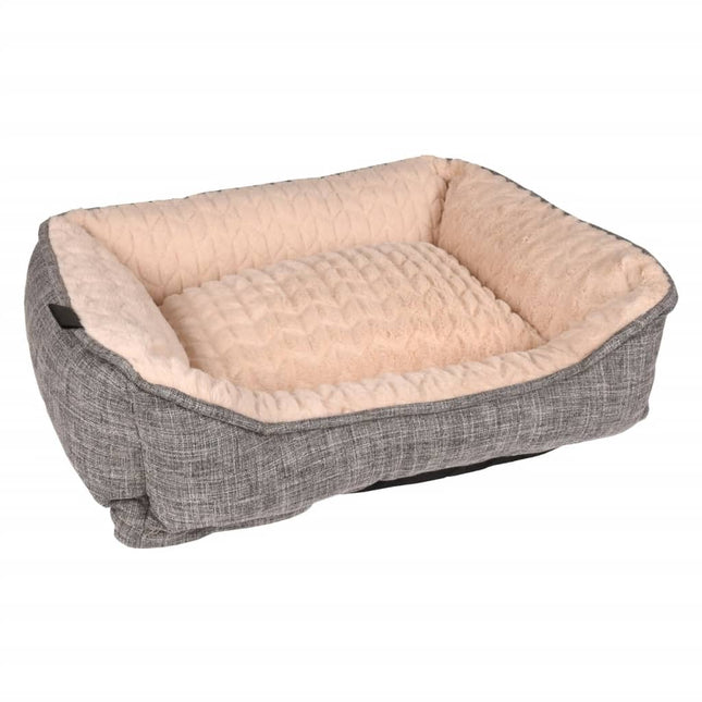 Flamingo Panier Rectangulaire Pour Chien Zupo 50X40X16 Cm Gris