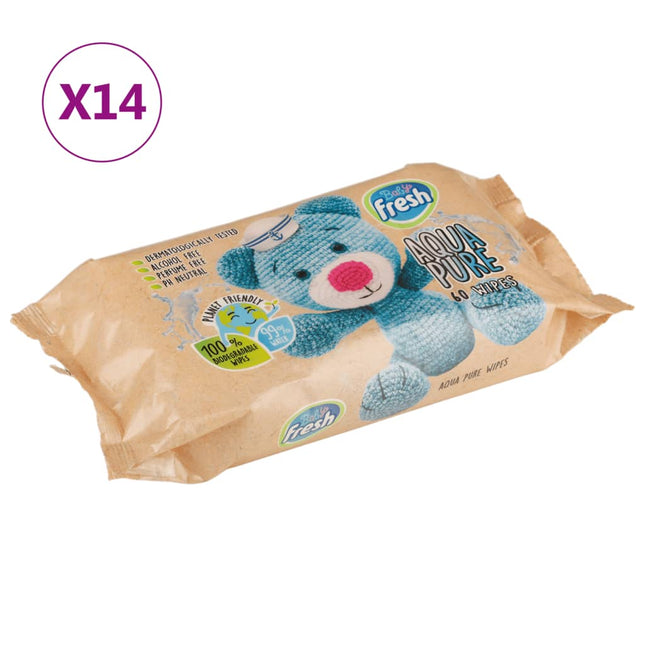 Lingettes Pour Bébé 14 Paquets 840 Lingettes