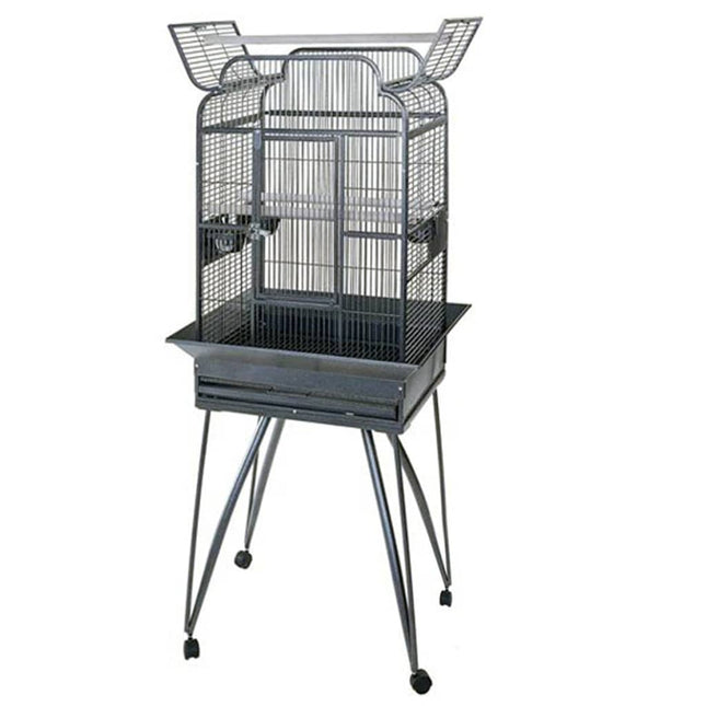 Strong Cages Pour Perroquets Villa Andrea Gris 68 X 55 X 160 Cm