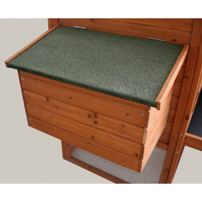 @Pet Boîte À Œufs Pour Poulailler 62X38X41 Cm Bois Marron Marron
