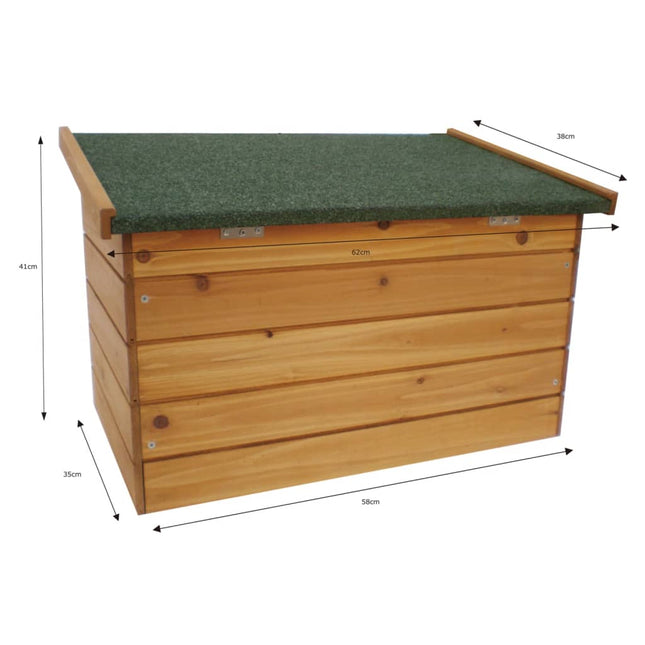 @Pet Boîte À Œufs Pour Poulailler 62X38X41 Cm Bois Marron Marron