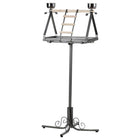 Strong Aire De Jeux Perroquet Livia Deluxe Gris Métallisé 57X52X134Cm Blanc