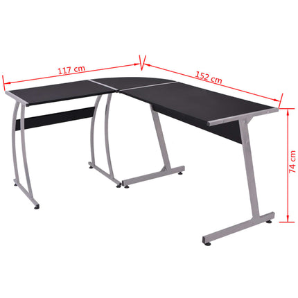 Bureau D'angle En Forme De L