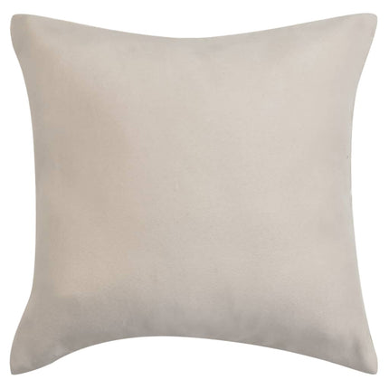 Housse De Coussin 4 Pcs Polyester Faux Daim