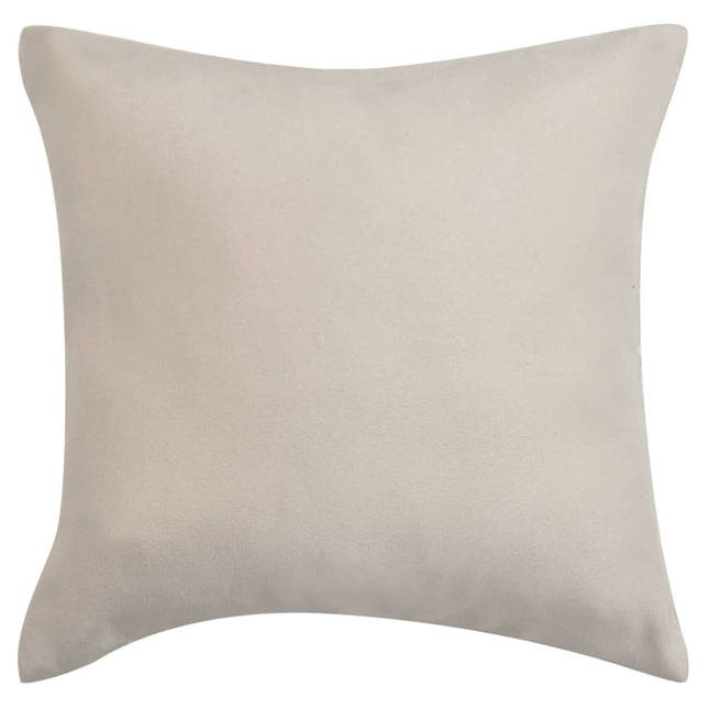 Housse De Coussin 4 Pcs Polyester Faux Daim