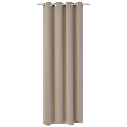 2 Pcs Rideau Blackout Occultant Avec Œillets En Métal 135X245Cm