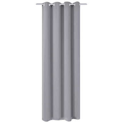 2 Pcs Rideau Blackout Occultant Avec Œillets En Métal 135X245Cm