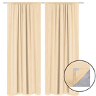 Rideau Occultant 2 Pcs À Double Couche 140 X