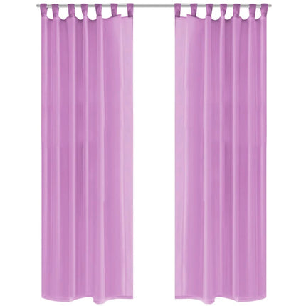 Rideau Fin 2 Pcs