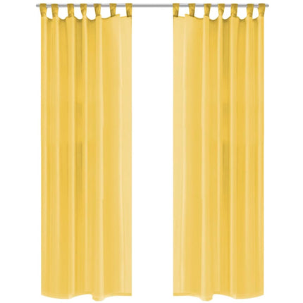 Rideau Fin 2 Pcs