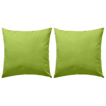 Oreiller D'extérieur 2 Pcs Vert Pomme