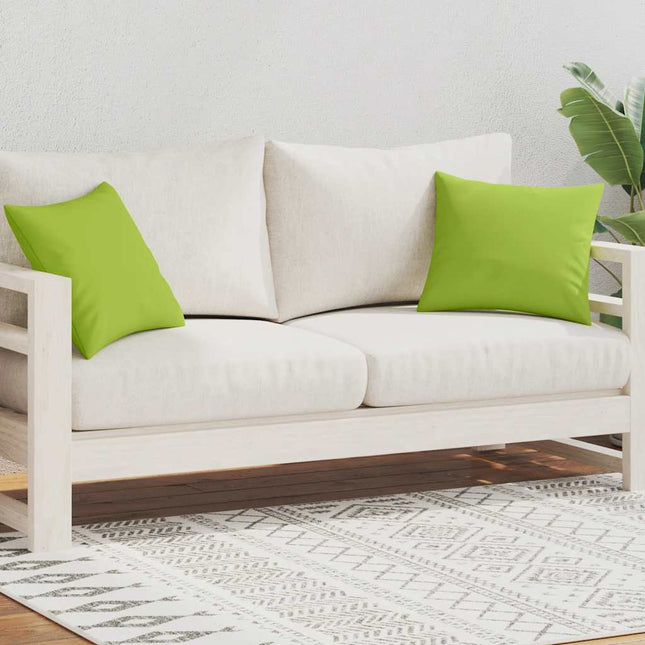 Oreiller D'extérieur 2 Pcs Vert Pomme
