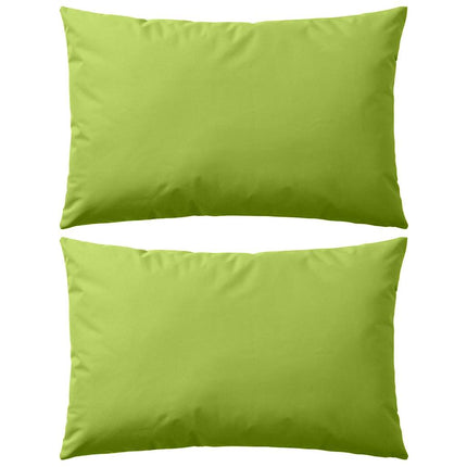 Oreiller D'extérieur 2 Pcs Vert Pomme