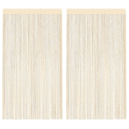 Rideau En Fils 2 Pcs 100 X 250 Cm
