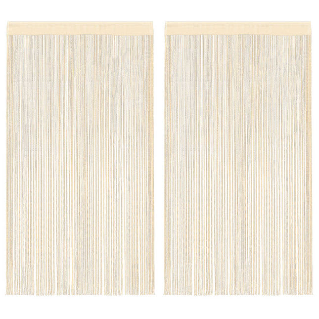 Rideau En Fils 2 Pcs 100 X 250 Cm