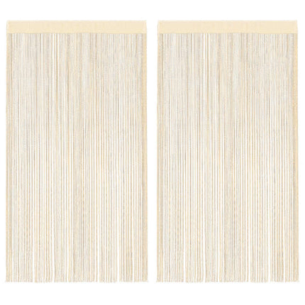 Rideau En Fils 2 Pcs 100 X 250 Cm
