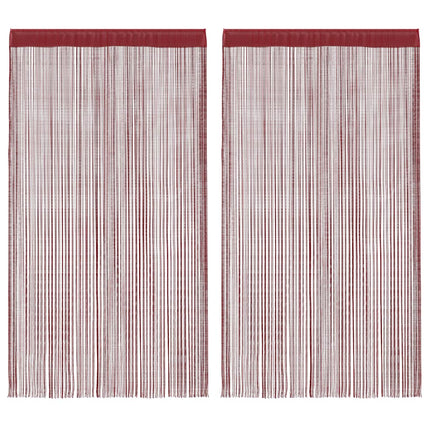 Rideau En Fils 2 Pcs 100 X 250 Cm