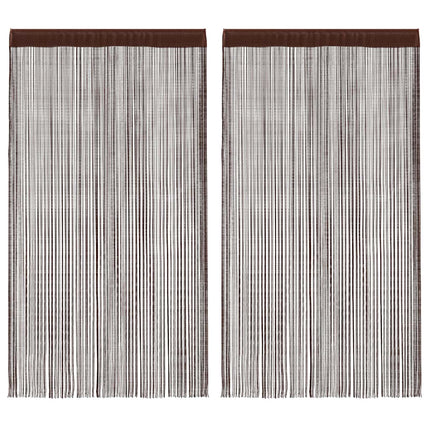 Rideau En Fils 2 Pcs 100 X 250 Cm