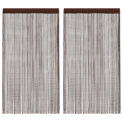 Rideau En Fils 2 Pcs 100 X 250 Cm