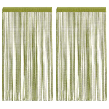 Rideau En Fils 2 Pcs 100 X 250 Cm