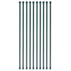 Poteau De Jardin 10 Pcs Métal Vert