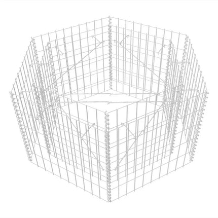 Lit Surélevé À Gabion Hexagonale