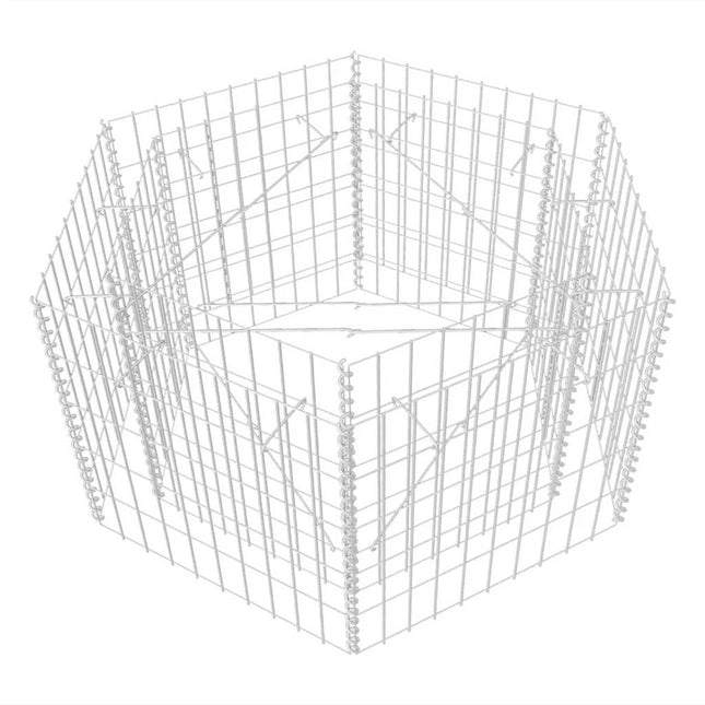 Lit Surélevé À Gabion Hexagonale