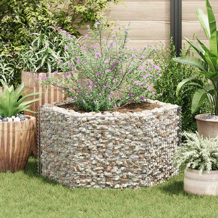 Lit Surélevé À Gabion Hexagonale