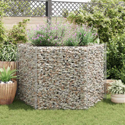 Lit Surélevé À Gabion Hexagonale