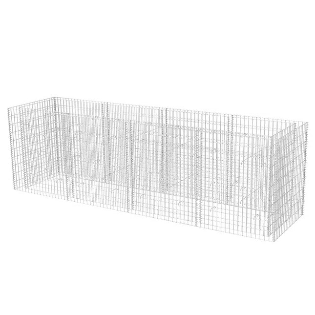 Lit Surélevé À Gabion Acier