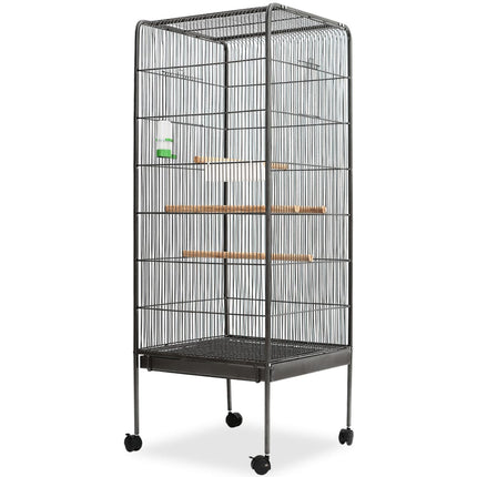 Cage À Oiseaux 54 X 54 X 146 Cm Acier