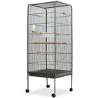 Cage À Oiseaux 54 X 54 X 146 Cm Acier