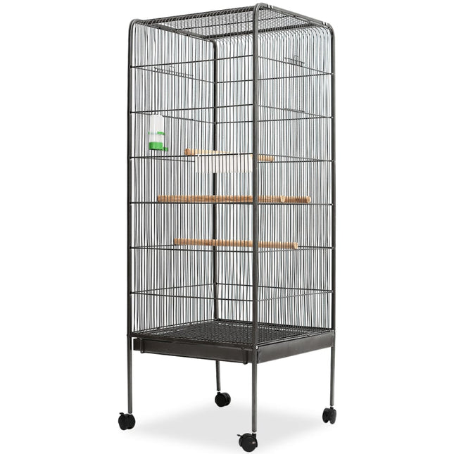 Cage À Oiseaux 54 X 54 X 146 Cm Acier