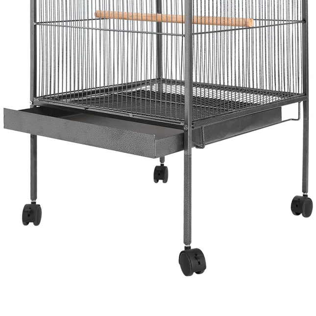 Cage À Oiseaux 54 X 54 X 146 Cm Acier