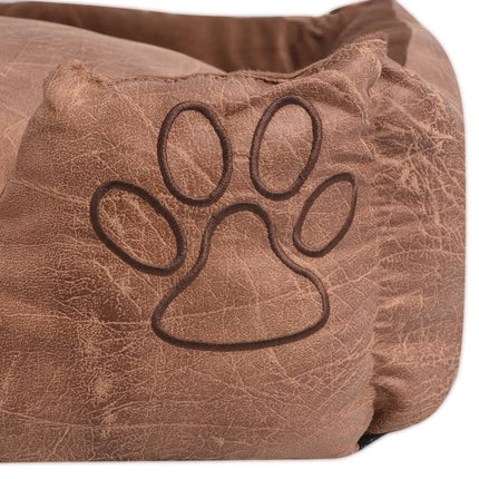 Lit Pour Chien Avec Couin Cuir Artificiel Pu Taille