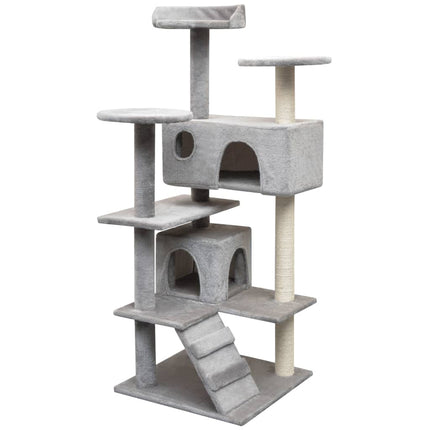 Arbre À Chat Avec Griffoirs En Sisal 125 Cm