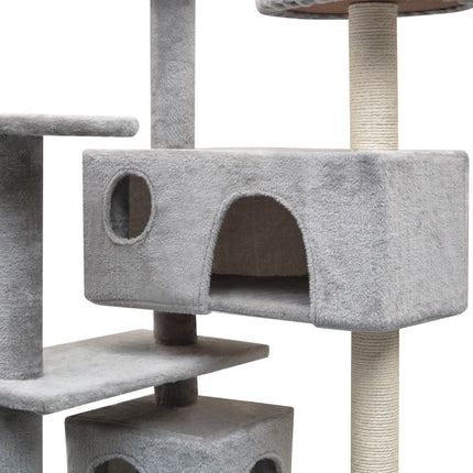 Arbre À Chat Avec Griffoirs En Sisal 125 Cm