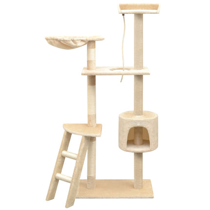 Arbre À Chat Avec Griffoirs En Sisal 125 Cm