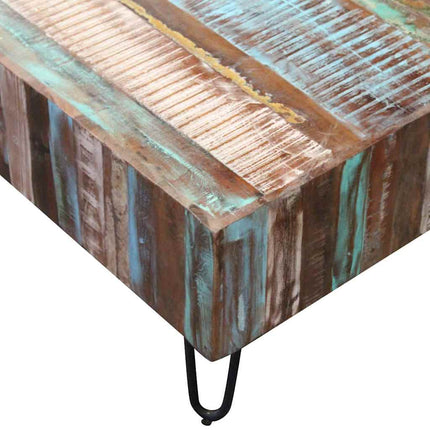 Table Basse Bois Massif De Récupération 100X50X38 Cm