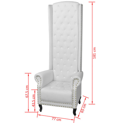Chaise À Dossier Haut Similicuir